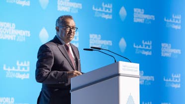 WHO Director-General Tedros Adhanom Ghebreyesus speaks at the World Government Summit on Monday. (Supplied)