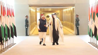 Indian PM Modi arrives in UAE, meets President Sheikh Mohamed ahead of Doha visit