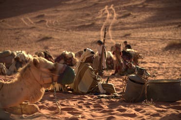 A cast member of the Within Sand movie in NEOM, Saudi Arabia. (Supplied)