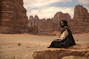 A cast member of the Within Sand movie in NEOM, Saudi Arabia. (Supplied)