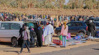 ليبيا.. طوابير النازحين السودانيين تصطف أمام المساعدات