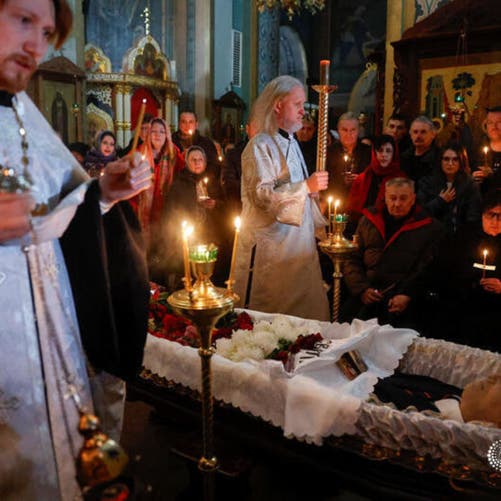 تشییع جنازه «الکسی ناوالنی» در مسکو
