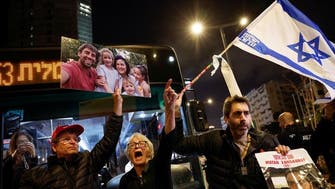 Thousands of Israelis protest against Prime Minister Benjamin Netanyahu