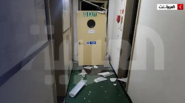 תמונות בלעדיות מ-Al Arabiya.net מתוך הספינה רובימאר מיד לאחר שנפגעה על ידי טילים החות'ים