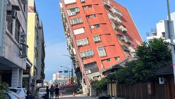 Taiwan earthquake: Video shows tilted buildings, roads covered in rubble