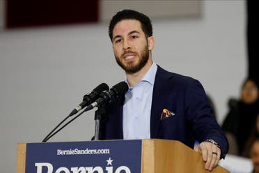 Rep. Abdullah Hammoud, D-Dearborn, speaks during a campaign rally for presidential candidate Sen. Bernie Sanders, I-Vt., in Dearborn, Mich., March 7, 2020. (AP)