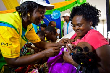 حملة تطعيم ضد المالاريا في كينيا