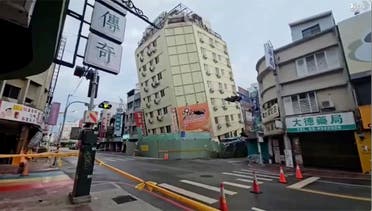 من زلزال تايوان (أ ب)