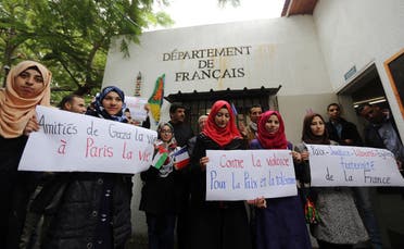 تحركات طلابية في جامعات فرنسية دعما لغزة - فرانس برس