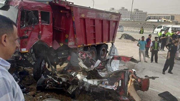 A terrible accident in Egypt.. 15 people were killed and injured, and ...