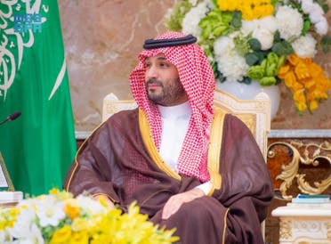 ولي العهد السعودي الأمير محمد بن سلمان أثناء حفل الاستقبال السنوي 