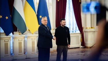 Hungarian Prime Minister Viktor Orban pays a surprise visit to Kyiv for talks with President Volodymyr Zelenskyy. (Facebook)