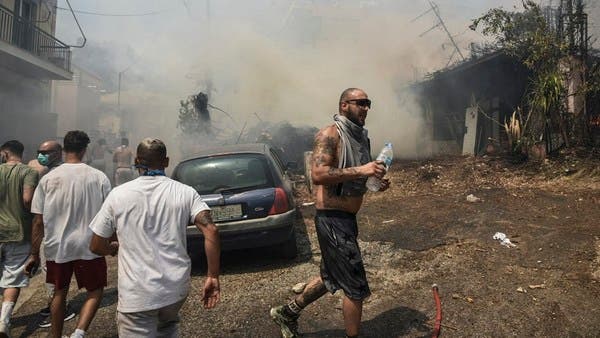 Greece Battling Wildfires As Heat Builds Across The Mediterranean