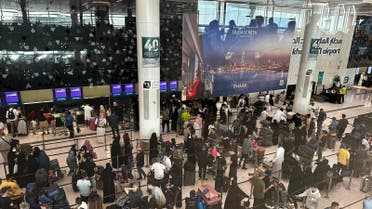 المسافرين في مطار الملك خالد الدولي بالعاصمة الرياض تصوير : بندر العويمري