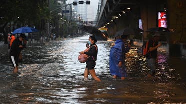 Streets turned into rivers as Typhoon Gaemi drenches the Philippines