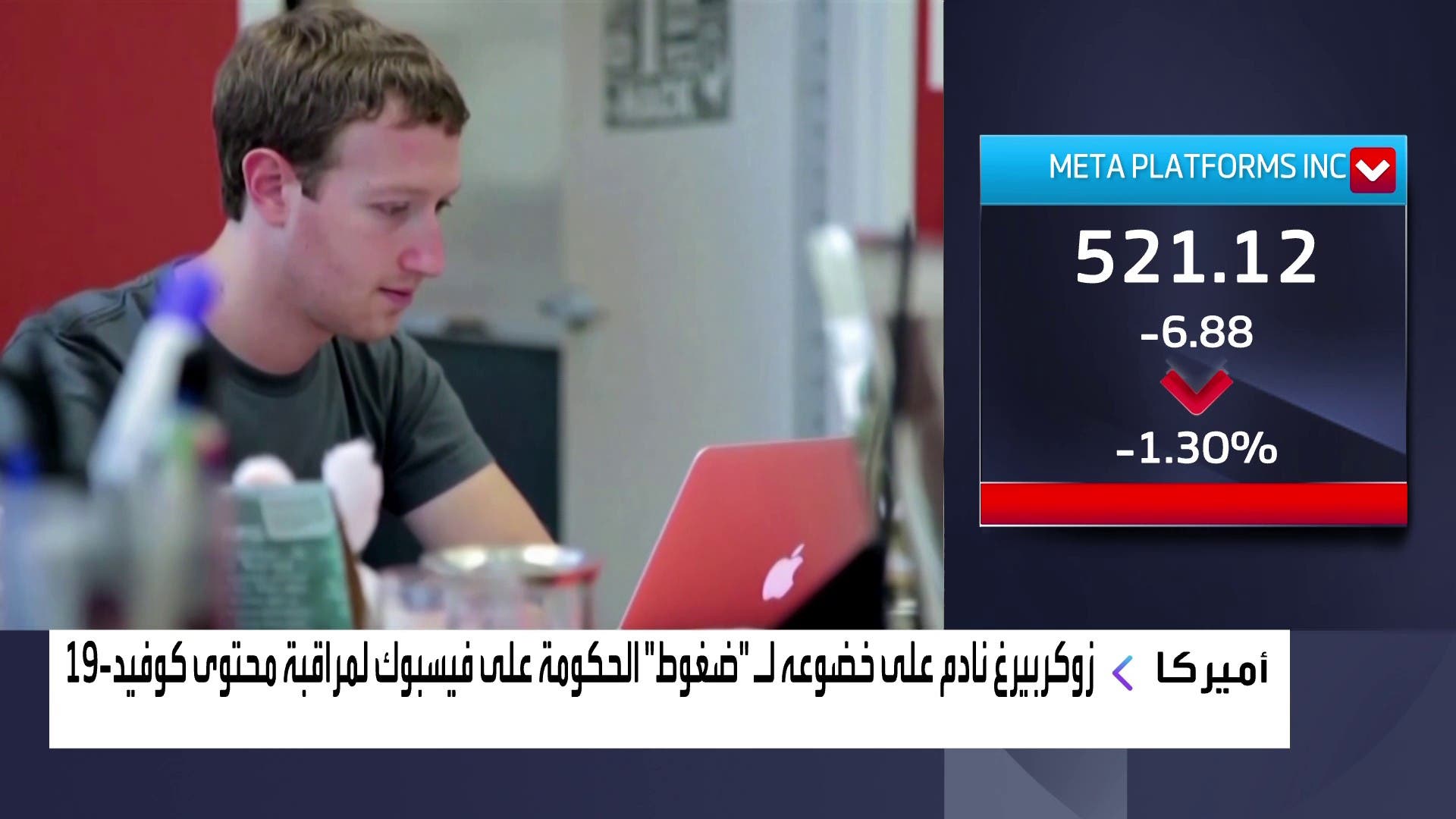 زوكربيرغ يتهم البيت الأبيض بالضغط على فيسبوك لفرض رقابة على المحتوى الخاص بكوفيد-19 زوكربيرغ يتهم البيت الأبيض بالضغط على فيسبوك لفرض رقابة على المحتوى الخاص بكوفيد-19