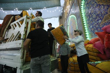 مساعدات من العراق إلى لبنان (أرشيفية- فرانس برس)
