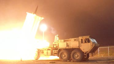 A Terminal High Altitude Area Defense (THAAD) interceptor is launched from the Pacific Spaceport Complex Alaska during Flight Experiment THAAD (FET)-01 in Kodiak, Alaska, U.S. on July 30, 2017. Picture taken on July 30, 2017. Courtesy Leah Garton/Missile Defense Agency/Handout via REUTERS ATTENTION EDITORS - THIS IMAGE WAS PROVIDED BY A THIRD PARTY.