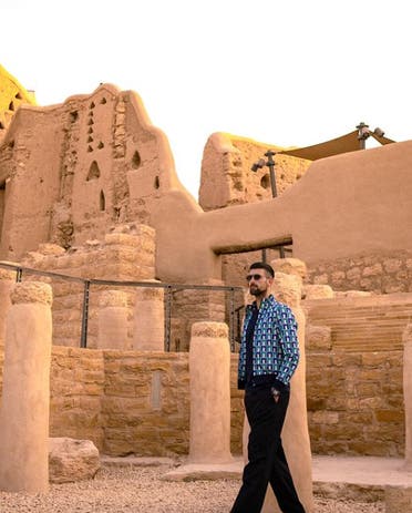 Novak Djokovic in Saudi Arabia. (Instagram)