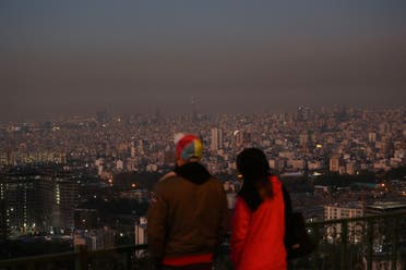 A general view of Tehran after several explosions were heard, in Tehran, Iran, October 26, 2024. (Reuters)