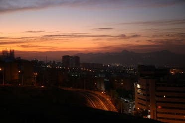 A general view of Tehran after several explosions were heard, in Tehran, Iran, October 26, 2024. (Reuters)