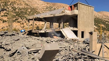 Una vista muestra un sitio dañado por un ataque israelí en Yammouneh, en el distrito de Baalbek, Líbano, el 17 de octubre de 2024. (Foto de archivo: Reuterts)