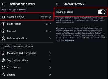 كيف تحافظ على خصوصيتك في "إنستغرام" 2 3 خطوات فقط تجعل حسابك خاصا (ذا إنديان إكسبرس)