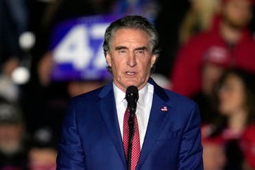 North Dakota Gov. Doug Burgum speaks before Republican presidential nominee former President Donald Trump at a campaign event Friday, Oct. 25, 2024, in Traverse City, Mich. (File photo: AP)