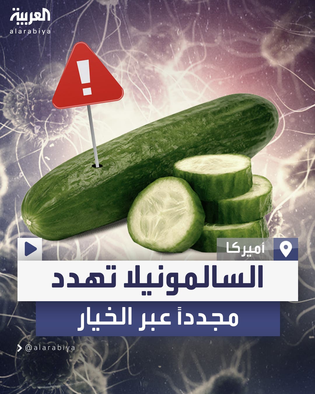 السالمونيلا تهدد أميركا مجدداً عبر الخيار الملوث المستورد من المكسيك
