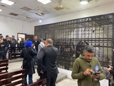 من قاعة المحكمة بعد النطق بالحكم