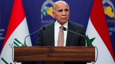 Iraqi Foreign Minister Fuad Hussein looks on during a news conference in Baghdad, Iraq December 6, 2024. (File photo: Reuters)