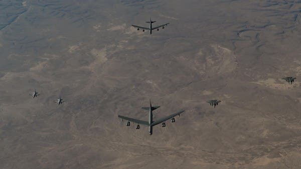 us military flies B-52 bombers over middle east
