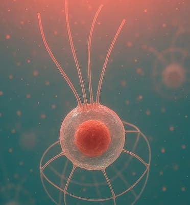 صورة لكائن فضائي باستخدام الذكاء الاصطناعي