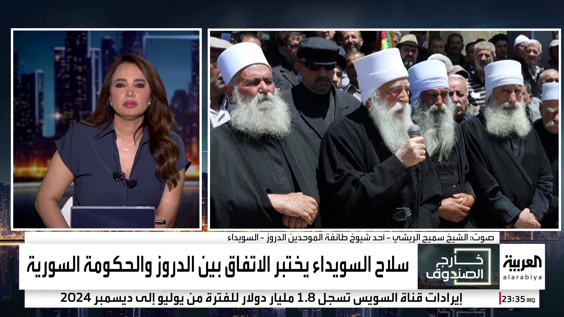 الشيخ سميح الريشي أحد شيوخ طائفة الموحدين الدروز الشيخ سميح الريشي أحد شيوخ طائفة الموحدين الدروز