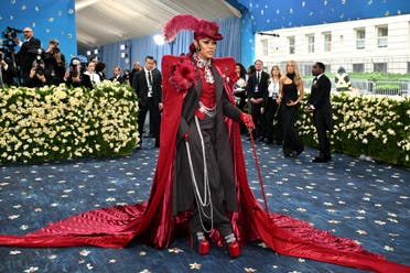 US singer-songwriter and actress Teyana Taylor arrives for the 2025 Met Gala at the Metropolitan Museum of Art on May 5, 2025, in New York. (AFP)