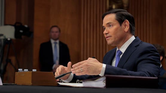 Secretary of State Marco Rubio speaks during a Senate Foreign Relations Committee hearing on May 20, 2025. (AFP)