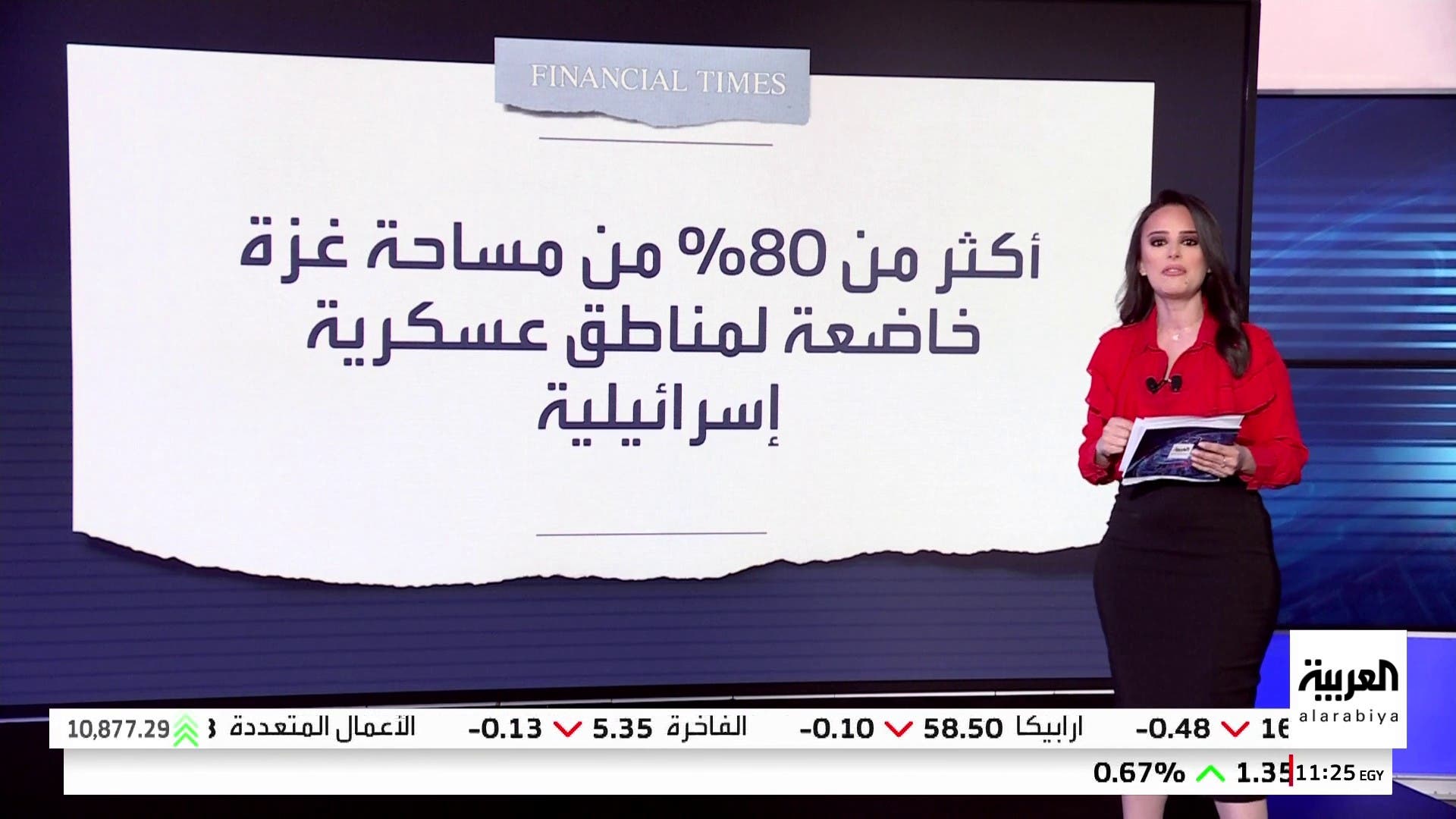 فايننشال تايمز: 60% من مساحة غزة تعرضت للدمار فايننشال تايمز: 60% من مساحة غزة تعرضت للدمار