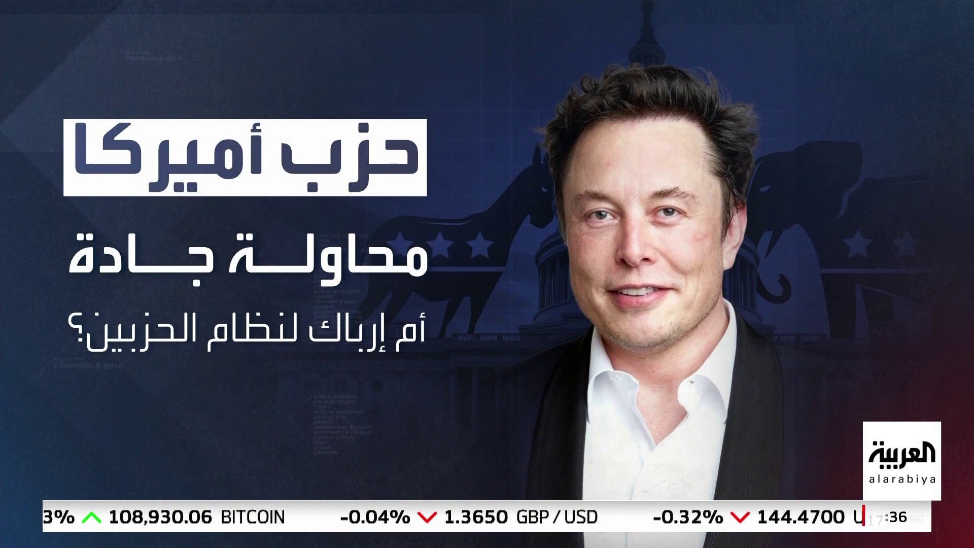 أهداف ماسك من حزبه الجديد 