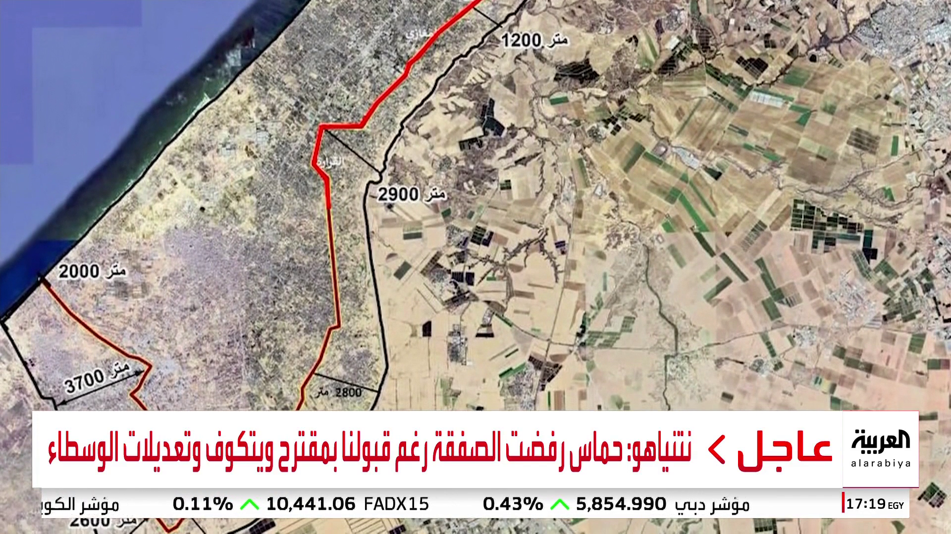 تفاصيل خريطة إسرائيلية تعطل الهدنة في غزة تفاصيل خريطة إسرائيلية تعطل الهدنة في غزة