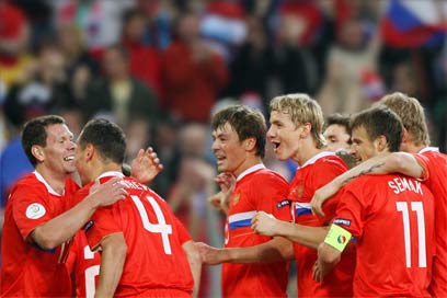 7 ملايين يورو للاعبي روسيا في حال التأهل الى ربع النهائي
