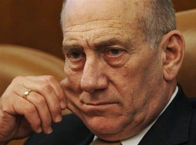 Olmert appeals to Gazans to stop Hamas fire