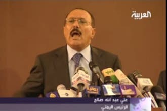 صالح يؤكد استمرار الحرب على الحوثيين ويدعو لجبهة مواجهة وطنية