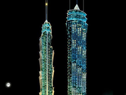 أطول فندق في العالم يعانق سماء إمارة دبي بارتفاع 355 متراً