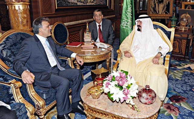 Saudi King Abdullah and Turkey’s Gul discuss Syria and bilateral relations