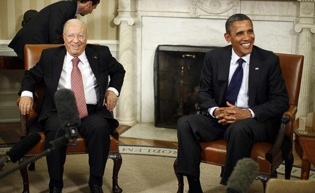 Obama pledges support for Tunisia