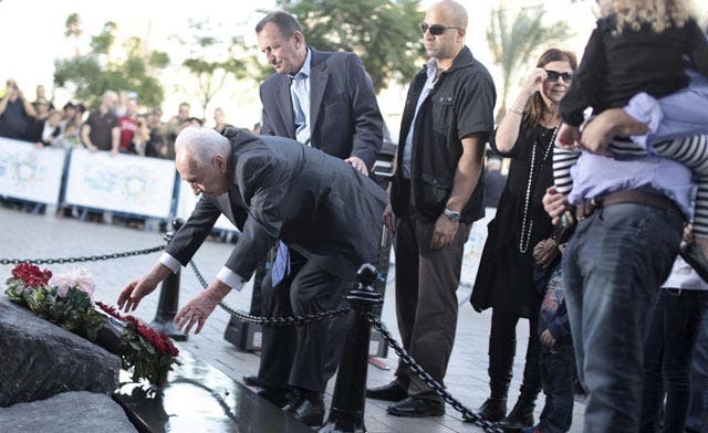 Israel’s president calls for peace from Yitzhak Rabin’s graveside