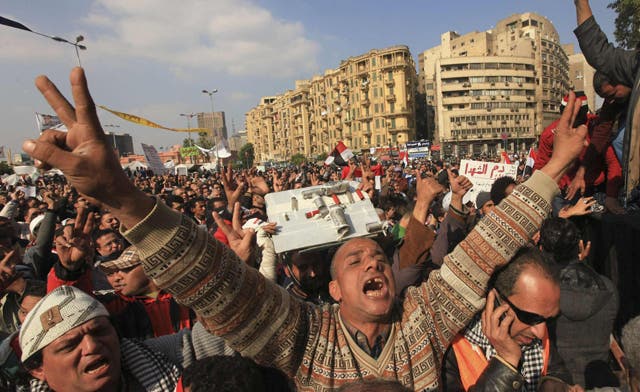 Egypt awaits delayed poll results as Tahrir Square protesters commemorate ‘martyrs’