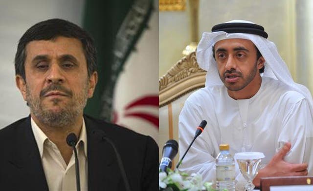 UAE recalls its ambassador from Tehran after Ahmadinejad’s visit to disputed island