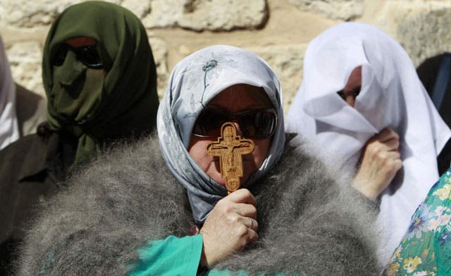 Christian pilgrims gather in Jerusalem for fire ritual