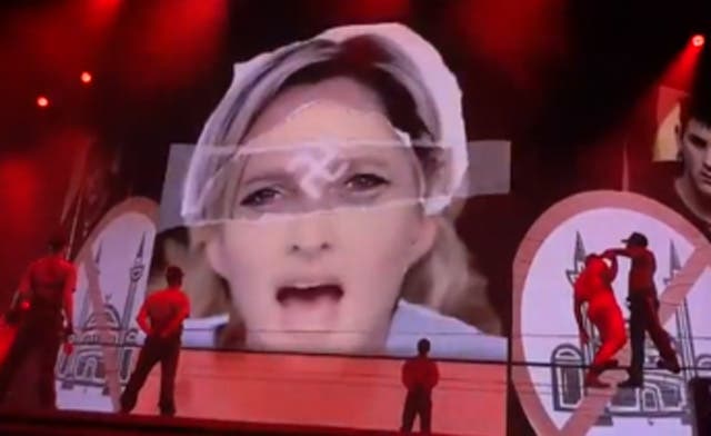 French far-right may sue Madonna over swastika video